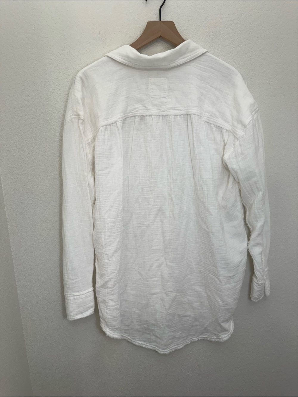 NWT Aerie Pool-to-Party Guaze Button Up Top Cover-up XS - Picture 2 of 8